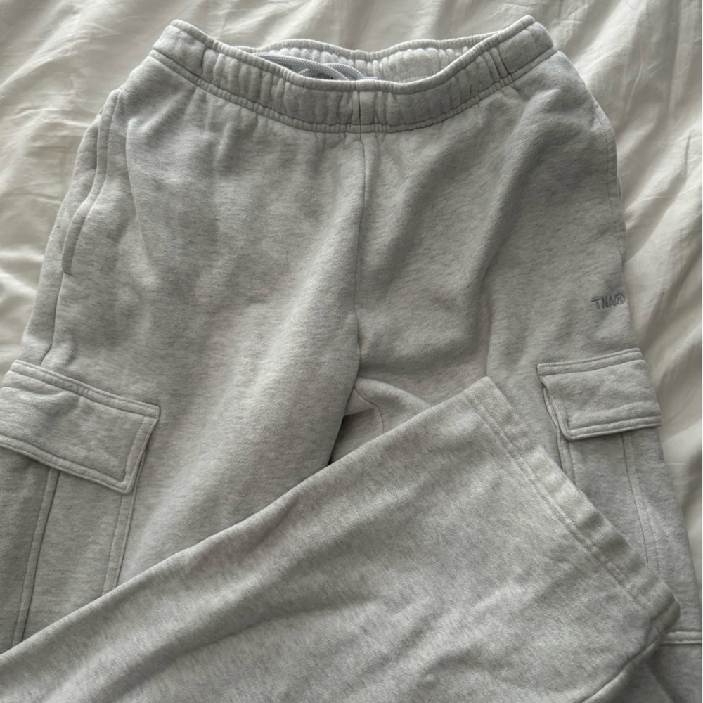 TNA Gray Cargo Sweatpants
